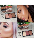 Makijaż 3 kolory Shimmer względu na Blush Bronzer kontur twarzy paleta róży w proszku wyróżnienia sprawiają, że Upxgrj