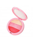 3 kolory przez NANDA pieczony rumieniec makijaż kosmetyczne naturalne pieczone paleta z odcieniami różu uroczy policzek kolor ma