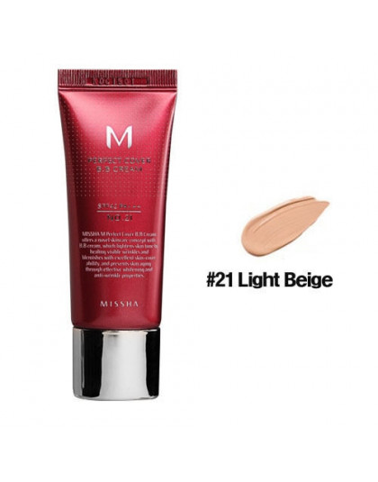 MISSHA Cover Cover BB krem SPF42 BB kremy CC 21 i 23 kontrola oleju 20 ml wybielanie z oryginalnym opakowaniu koreański kosmet