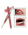 MISS ROSE 2 w 1 Lip kredka pomadka do ust uroda makijaż wodoodporny Nude kosmetyki kolorowe Lipliner Pen Party Lip Stick TSLM2