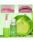 Chronić usta błyszczący makijaż nawilżający odżywczy kobiety naturalne błyszczyk makijaż błyszczyk Aloe Vera roślin przezroczyst