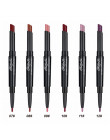 2 w 1 Lip Liner kredka do ust matowy wodoodporna konturówka do ust czerwone usta wkładki Pen Stick długotrwały seksowny makijaż 