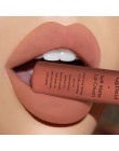Qibest marka wodoodporna matowa cielista szminka Lipkit Pigment ciemny czerwony czarny długi trwały błyszczyk do ust dużo kobiet