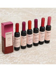New Arrival wino czerwone koreański styl odcień dla dzieci różowy wargi dla kobiet Płyn do makijażu szminka błyszczyk czerwone u