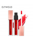 O.TWO.O aksamit cieczy szminka matowy błyszczyk wodoodporna trwały nawilżacz powietrza Pigment Lipgloss Rouge usta makijaż