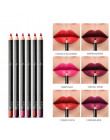Pudaier 6 sztuk/zestaw 6 kolorów Lip Liner zestaw matowa konturówka do ust ołówek wodoodporny Nude konturówka do ust produktów d