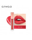 O.TWO.O aksamit cieczy szminka matowy błyszczyk wodoodporna trwały nawilżacz powietrza Pigment Lipgloss Rouge usta makijaż