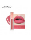 O.TWO.O aksamit cieczy szminka matowy błyszczyk wodoodporna trwały nawilżacz powietrza Pigment Lipgloss Rouge usta makijaż