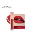 O.TWO.O aksamit cieczy szminka matowy błyszczyk wodoodporna trwały nawilżacz powietrza Pigment Lipgloss Rouge usta makijaż