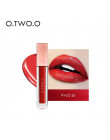 O.TWO.O aksamit cieczy szminka matowy błyszczyk wodoodporna trwały nawilżacz powietrza Pigment Lipgloss Rouge usta makijaż