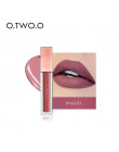 O.TWO.O aksamit cieczy szminka matowy błyszczyk wodoodporna trwały nawilżacz powietrza Pigment Lipgloss Rouge usta makijaż