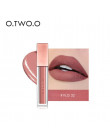 O.TWO.O aksamit cieczy szminka matowy błyszczyk wodoodporna trwały nawilżacz powietrza Pigment Lipgloss Rouge usta makijaż