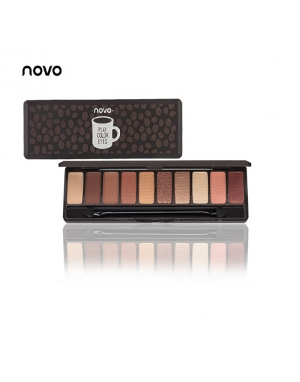 NOVO moda paleta cieni do powiek 10 kolory matowy cień do powiek paleta cieni do powiek makijaż Nude makijaż zestaw Korea kosmet