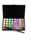 Popfeel 40 kolorów oczu makijaż matowy brokat cienie do powiek diamentowe Shimmer Eye Primer Luminous cień do oczu kobiet prezen