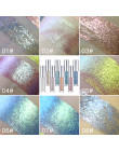 UCANBE marka holograficzny metaliczny Duochrome cień do oczu blask brokat błyszczące cień do powiek pigmentu wodoodporny płynny 