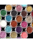 30 sztuk mieszane kolory Pigment w proszku brokat mineralny Spangle cień do powiek makijaż kosmetyki zestaw makijaż Shimmer błys