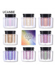 UCANBE Duo Chrome Glitter luźna cień do powiek w proszku 8 kolor holograficzny cień do powiek błyszczący metalik makijaż diament