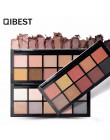 QIBEST 10 paleta kolorowych cieni do powiek Matte Shimmer Nude oczu kosmetyki wodoodporny długotrwały makijaż paleta proszek zes