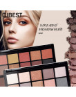 QIBEST 10 paleta kolorowych cieni do powiek Matte Shimmer Nude oczu kosmetyki wodoodporny długotrwały makijaż paleta proszek zes