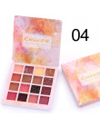 Nowy 16 paleta kolorowych cieni do powiek makijaż oczu Glitter matowy cień do powiek długotrwały makijaż kosmetyczne wodoodporny