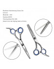Brainbow 6 inch Cutting Thinning  Styling Tool Hair Scissors Stainless Steel Salon Hairdressing Shears Regular Flat Teeth Blades