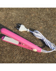 Wysokiej jakości mini prostownica do włosów żelaza różowy ceramiczne prostowanie blachy falistej Curling żelazne narzędzia do st