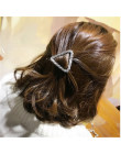 1 sztuk moda kryształki górskie spinka do włosów gwiazda trójkąt okrągły kształt kobiety spinki do włosów Barrettes spinki do wł
