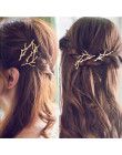 W stylu Vintage złoto srebro drzewo spinki do włosów dziewczyny stop oddział spinki do włosów moda Hairgrips Lady elegancja meta