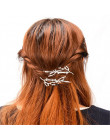 W stylu Vintage złoto srebro drzewo spinki do włosów dziewczyny stop oddział spinki do włosów moda Hairgrips Lady elegancja meta
