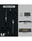 5.5/6.0 "sprzedaż japońskie nożyczki do włosów teflon nożyce tanie nożyczki fryzjerskie fryzjer degażówki nożyczki nożyczki fryz