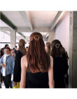 2019 moda klips do włosów dla kobiet elegancki Design trójkątne księżyc wargi okrągłe Barrette kij szpilka szpilki do włosów akc