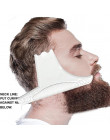 Mężczyzn broda kształtowanie stylizacja szablon grzebień męskie brody grzebienie uroda narzędzie do włosów broda wykończenia sza