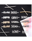 1Pc Shining Letter Hairpins Crystal Shiny Rhinestones Letters Hair Clips Women Styling Tool Hairgrip Diamond  Hair Accessories