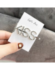 1Pc Shining Letter Hairpins Crystal Shiny Rhinestones Letters Hair Clips Women Styling Tool Hairgrip Diamond  Hair Accessories