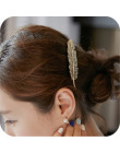 1 sztuk złota liść spinka do włosów dziewczyny w stylu Vintage spinka do włosów księżniczka kobiety akcesoria do stylizacji włos