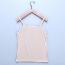 Kobieta lato Sexy Camisole Tank topy damskie Slim elastyczna Spaghetti pasek bez rękawów, dekolt w kształcie litery "o", podstaw