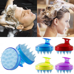 Drop Ship 1 sztuk silikonowe szampon szczotka do mycia włosów grzebień Salon prysznic szczotka do kąpieli szeroki grzebień do zę