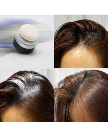 Włosów przetłuszczających się szybkie suche proszek natychmiast do stylizacji włosów naprawić włosy tłuste z gąbką do czyszczeni