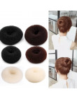 Leeons francuski warkocz włosy narzędzia stylizacja Diy magia Bun Maker włosów Braid akcesoria Twist gąbka Donut Bun ekspres fry