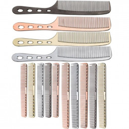 1 pc grzebień do włosów profesjonalne szczotki do włosów Salon fryzjerski grzebień z uchwytem do cięcia włosów Styling Tools
