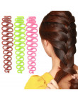 Hot moda profesjonalne DIY kobiety zaplatanie włosów narzędzie dziewczyny Centipede plecionka magiczne włosy Twist do stylizacji