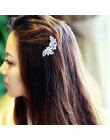 New Arrival 1x kobiety ślub Retro kwiat z kryształków z pałąkiem na głowę spinki do włosów spinki do włosów HOT
