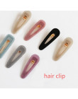 Nowy proste błyszczące spinki do włosów dziewczyny spinki do włosów BB klipy Barrettes dla kobiet Hairgrips Waterdrop spinki do 