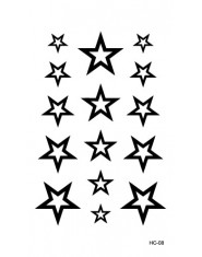 MB klasyczny czarny tatuaż kot ptak fałszywy tatuaż Tatuajes ręcznie Tatouage Body wodoodporna tymczasowa naklejka tatuaż mały T