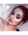 Tymczasowe Rhinestone Glitter naklejki z tatuażami twarzy klejnoty festiwal Party Makeup ciała klejnoty Flash fałszywe tatuaże t