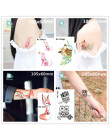 3D motyl Body Art wodoodporne tymczasowe tatuaże dla mężczyzn kobiety Sexy kolory mały naklejki hurtowych RC2206