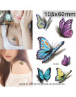 3D motyl Body Art wodoodporne tymczasowe tatuaże dla mężczyzn kobiety Sexy kolory mały naklejki hurtowych RC2206