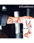 3D motyl Body Art wodoodporne tymczasowe tatuaże dla mężczyzn kobiety Sexy kolory mały naklejki hurtowych RC2206