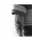2016 Hot czarny tymczasowy tatuaż tatuaże Body Art 3D wodoodporna tymczasowe tatuaże naklejki Art mężczyźni ramię nogi fałszywy