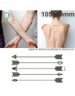 Body Art Sex wodoodporne tymczasowe tatuaże dla mężczyzn i kobiet indywidualność 3d kodów kreskowych projekt tatuaż naklejki hur